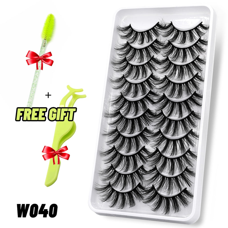 Load image into Gallery viewer, 3D eyelashes are reusable, long and beautifully shaped
