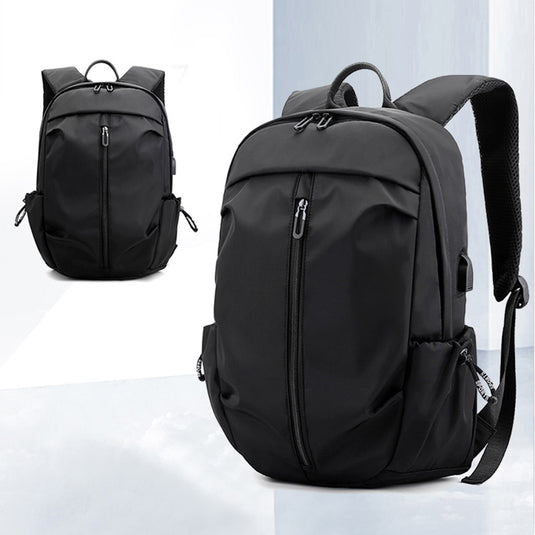 Men's Sports Back bag Used for university and school usb connection for charging 3_colors