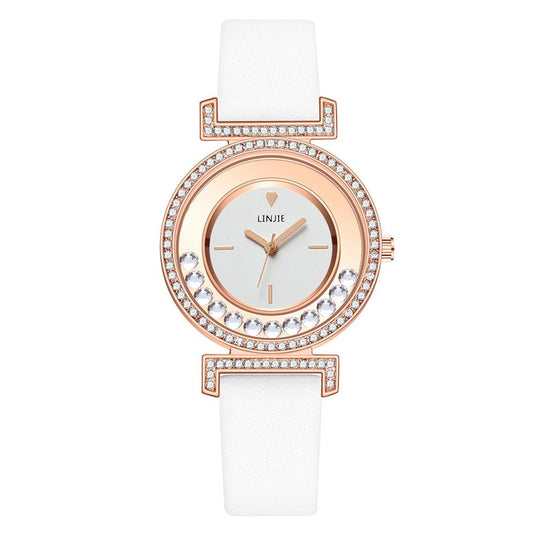 A wonderful simple women's watch and a new design of diamonds