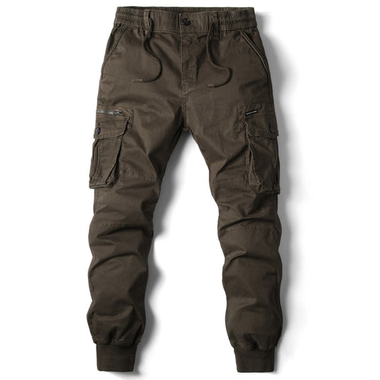 Cotton pants for men, military style, practical, 8_colors
