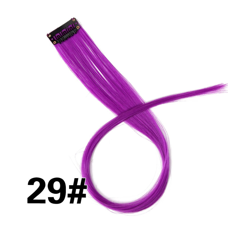 Load image into Gallery viewer, Synthetic Hair Extensions For Hair Extension soft joints all the colors
