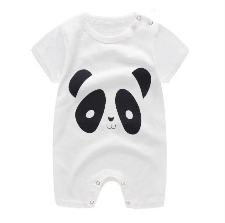 Load image into Gallery viewer, Baby summer clothes, short, one piece, cute picture, all colors
