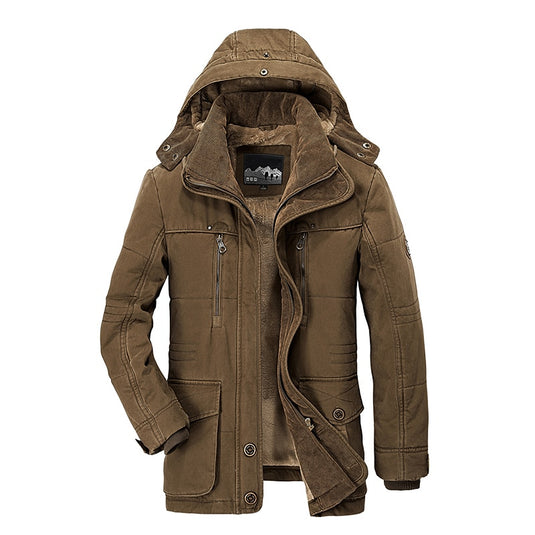 Thick wool jacket, lined with fur, warm for winter, hoods, all sizes