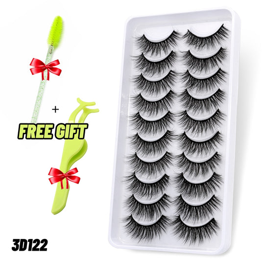 3D eyelashes are reusable, long and beautifully shaped