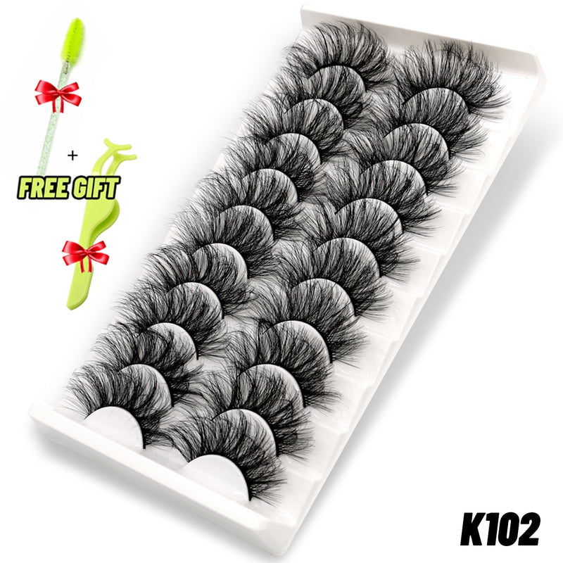 Load image into Gallery viewer, 3D eyelashes are reusable, long and beautifully shaped
