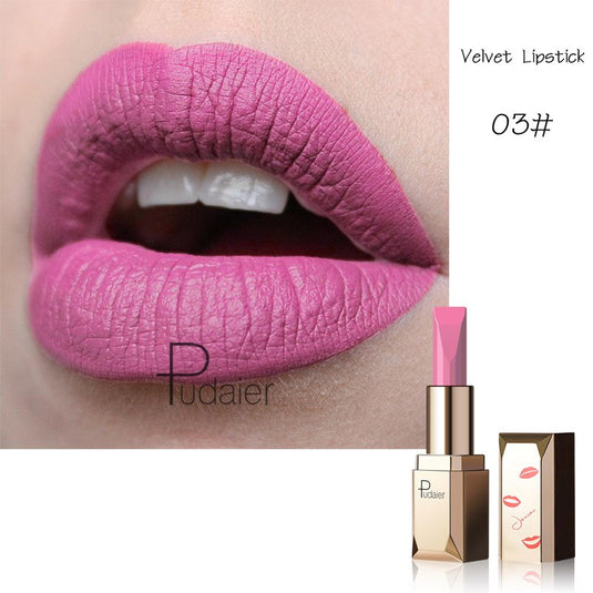 24 colors sexy long lasting matte red lipstick waterproof lip makeup