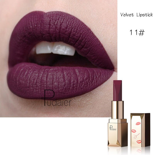 24 colors sexy long lasting matte red lipstick waterproof lip makeup