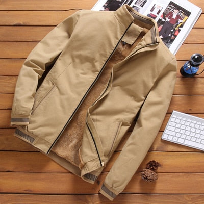 Load image into Gallery viewer, Elegant men’s puffer jacket, woolen, warm, 5_ colors
