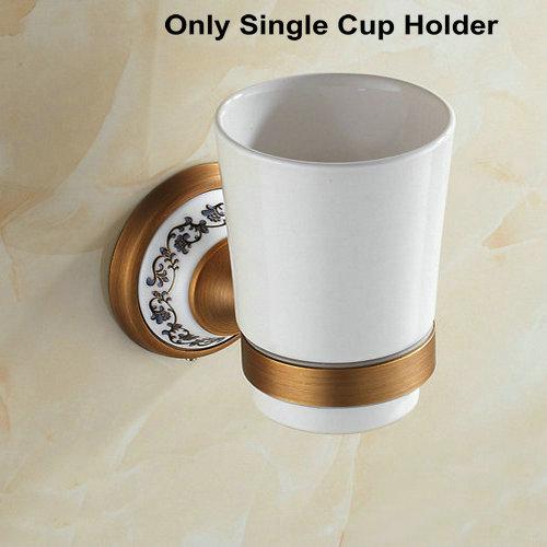 Load image into Gallery viewer, Luxurious set of clothes hangers for hanging on the wall Porcelain in copper color The most diverse variety to suit your décor
