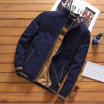 Load image into Gallery viewer, Elegant men’s puffer jacket, woolen, warm, 5_ colors
