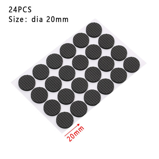 1-24PCS anti slip mat bumper and thickening self pads for chairs, tables, and hardware