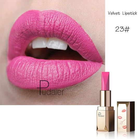 24 colors sexy long lasting matte red lipstick waterproof lip makeup