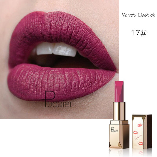 24 colors sexy long lasting matte red lipstick waterproof lip makeup