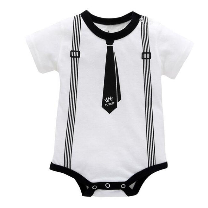 Load image into Gallery viewer, Cotton clothes for newborn babies summer clothes with cute graphics age :_3m_12m.
