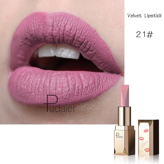 24 colors sexy long lasting matte red lipstick waterproof lip makeup