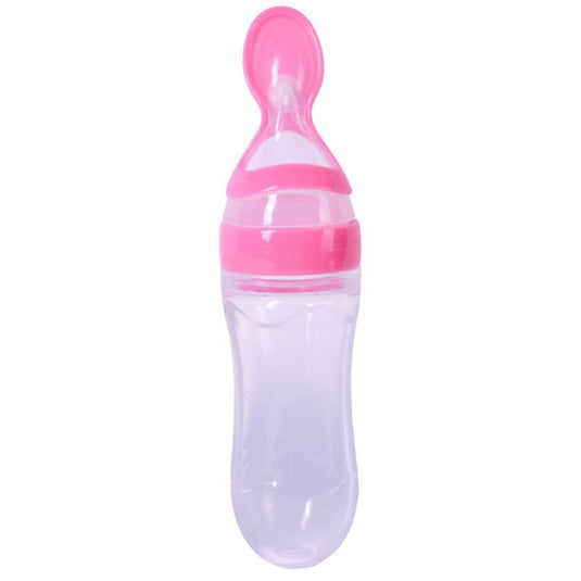 Kids, plastic spoon with dropper To feed the infants, and facilitate the handling of the child There: 11_color