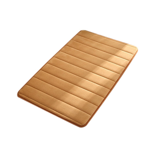 Coral fleece bath rug Non-slip and water absorbent washable 10-colors