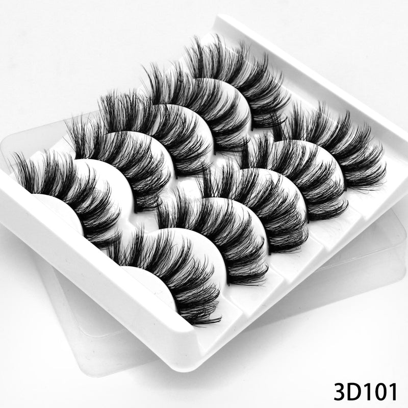 Load image into Gallery viewer, 3D eyelashes are reusable, long and beautifully shaped
