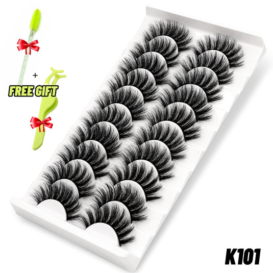 3D eyelashes are reusable, long and beautifully shaped
