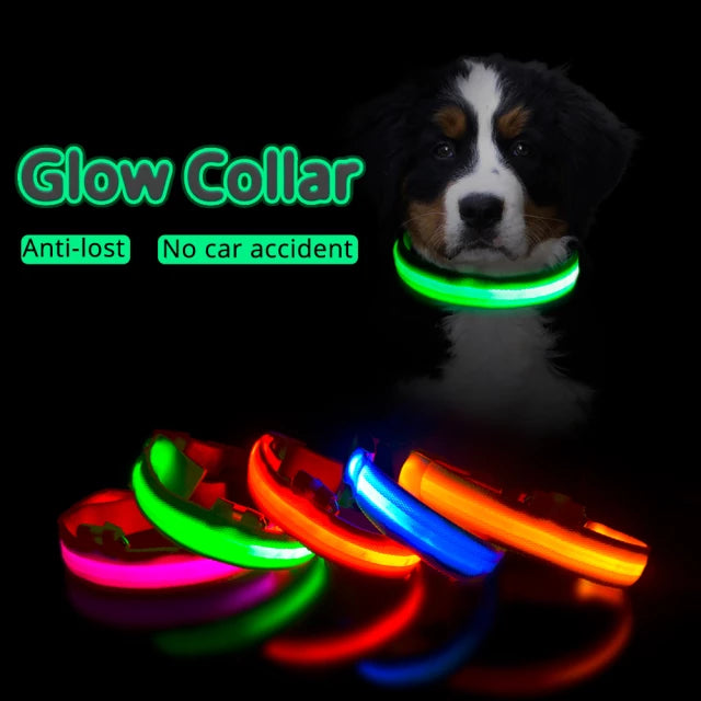 Load image into Gallery viewer, Luminous dog and pet collar, USB charging
