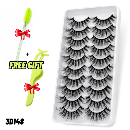 3D eyelashes are reusable, long and beautifully shaped