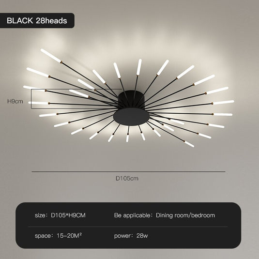 Modern Led Chandelier Lighting Gold Led Ceiling Lamps For Living Room Bedroom Dining Room  Home Design