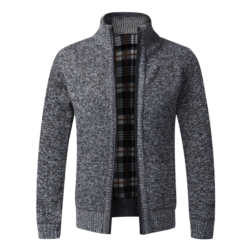 Load image into Gallery viewer, Men's elegant winter jacket, fleece, zipper, 8_colors
