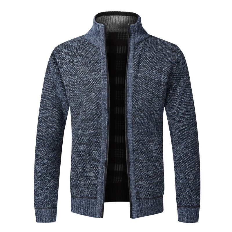 Load image into Gallery viewer, Men's elegant winter jacket, fleece, zipper, 8_colors
