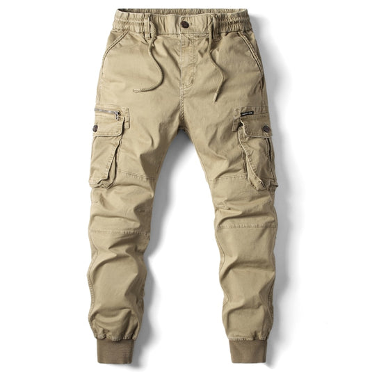 Cotton pants for men, military style, practical, 8_colors