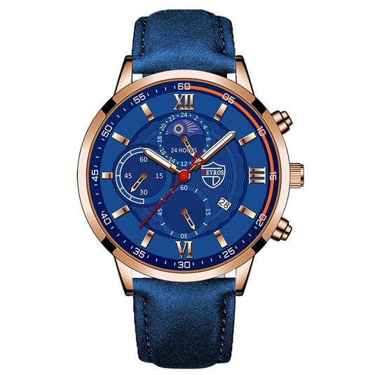 Luxury men's watches, sports, leather Sora 12_colors