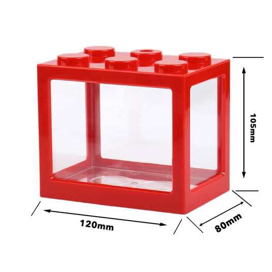 Basins in the form of logo cubes small and stacked on top of each other Breeding fish, spiders. reptile 4 colors