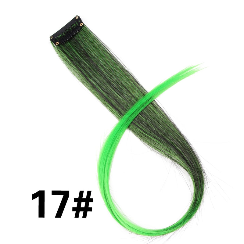Load image into Gallery viewer, Synthetic Hair Extensions For Hair Extension soft joints all the colors
