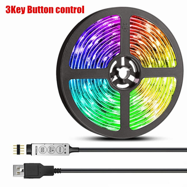 Load image into Gallery viewer, led strip light RGB, bluetooth remote control, home decoration, Length: 5m_10m
