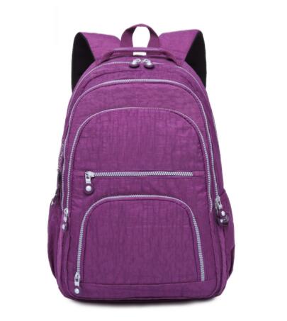 Back bag for teenage girls. Made of nylon, waterproof Several sections for placing items 13_color