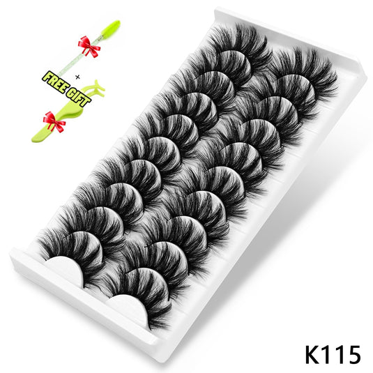 3D eyelashes are reusable, long and beautifully shaped