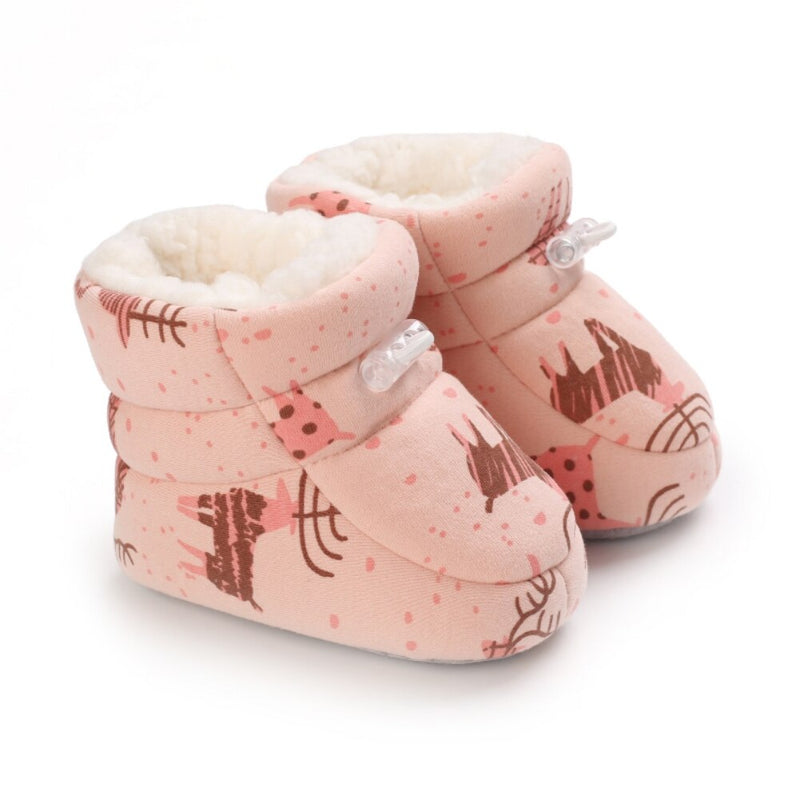 Load image into Gallery viewer, Newborn baby shoes. From the age of 18m_0m warm for winter
