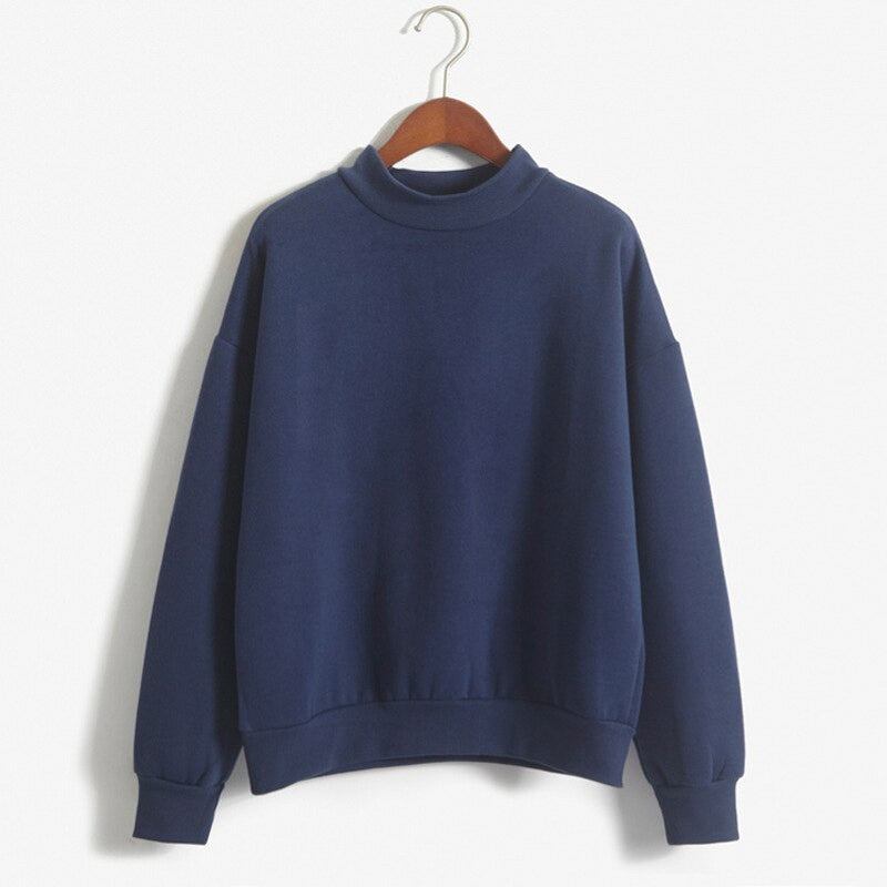 Load image into Gallery viewer, Women's corset blouses Quilted sleeves and a round neck warm for winter 8 colors
