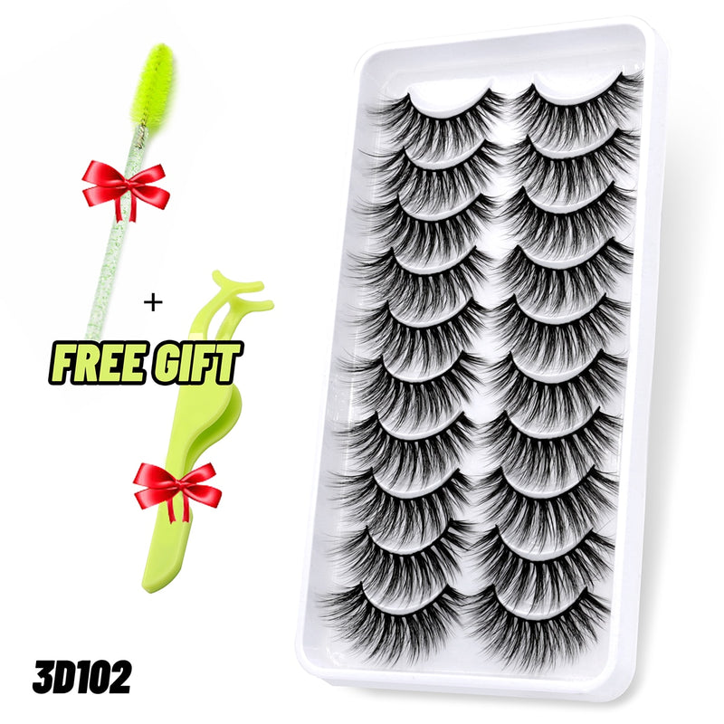 Load image into Gallery viewer, 3D eyelashes are reusable, long and beautifully shaped

