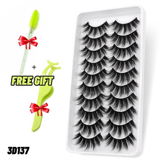 3D eyelashes are reusable, long and beautifully shaped