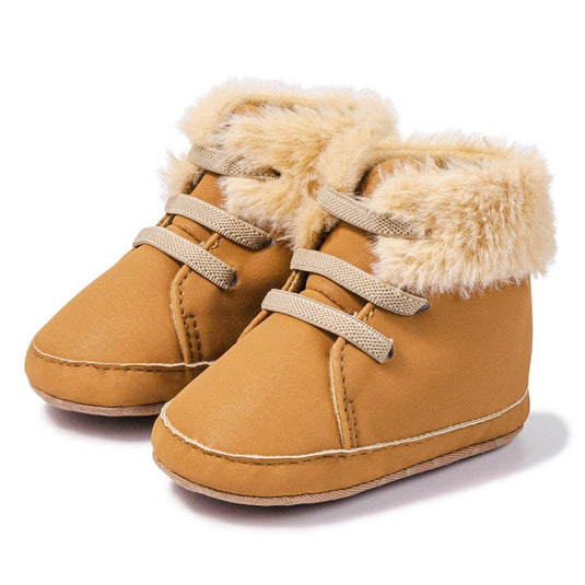Soft and warm cotton baby .shoes suitable for cold winter days and beautiful