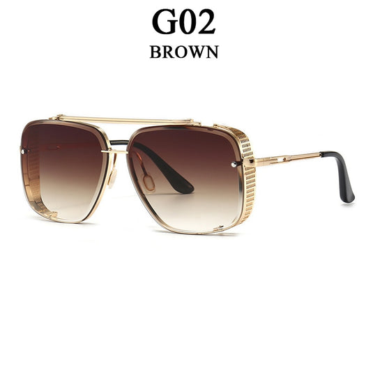 luxury sunglasses for men Eye protection lenses square lenses Made of the finest materials