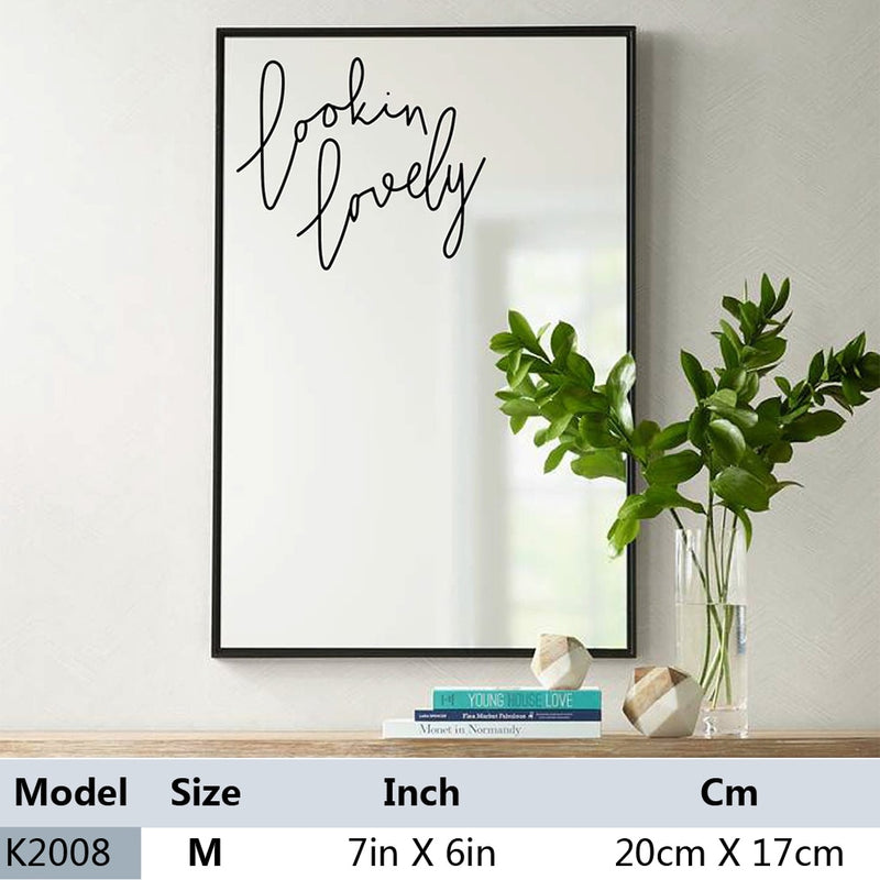 Load image into Gallery viewer, Mirror hanging on the wall To decorate the home décor With a shelf to carry things
