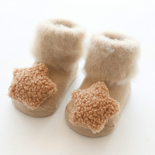 Cute socks for children, suitable for walking on the floor. Warm, size: (0m_6m)_(7m_18m)