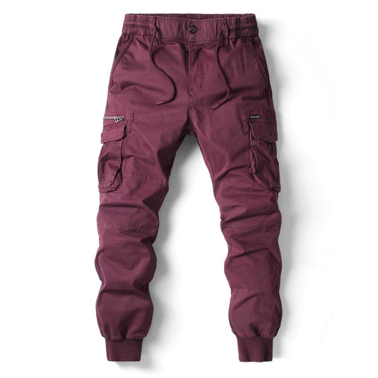 Cotton pants for men, military style, practical, 8_colors