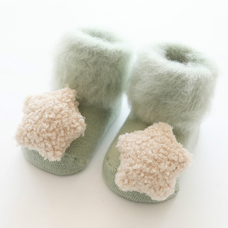 Load image into Gallery viewer, Cute socks for children, suitable for walking on the floor. Warm, size: (0m_6m)_(7m_18m)
