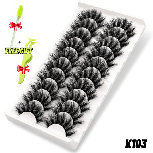 3D eyelashes are reusable, long and beautifully shaped
