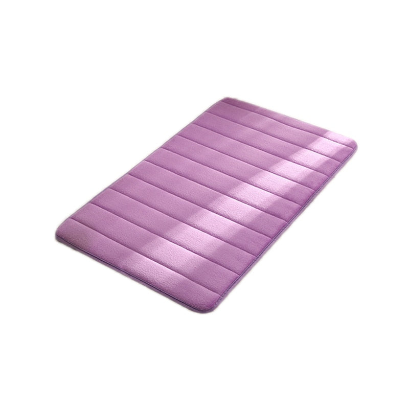 Load image into Gallery viewer, Coral fleece bath rug Non-slip and water absorbent washable 10-colors
