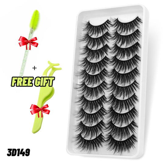 3D eyelashes are reusable, long and beautifully shaped