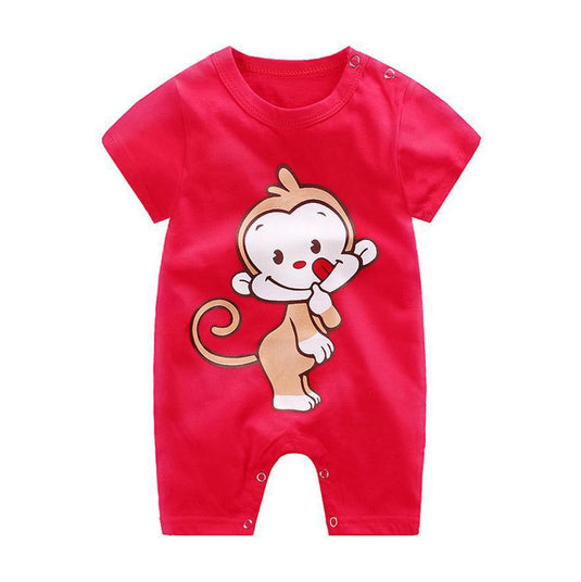 Baby summer clothes, short, one piece, cute picture, all colors