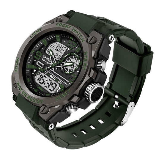 SANDA 2022 Men's Watches Top Brand, Sport Watch, Water Resistant 10_colors